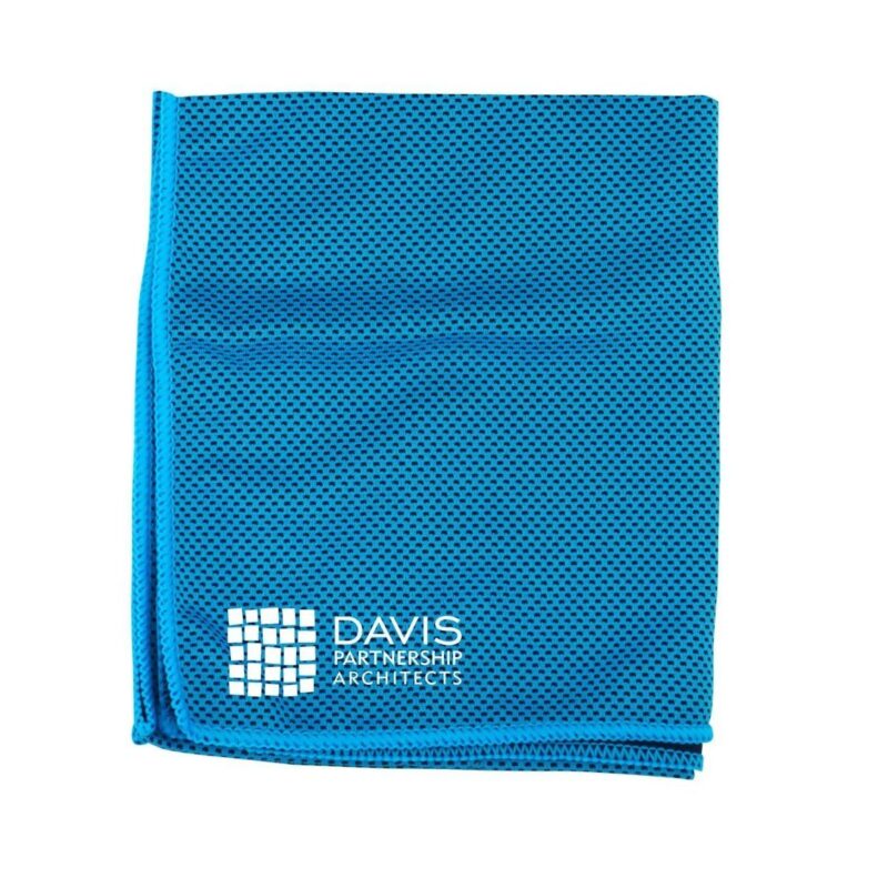 Full Color Custom Microfiber Cooling Dry Cloth - 12" x 32"