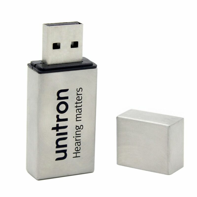 Custom Rectangular Metal Block USB Flash Drive