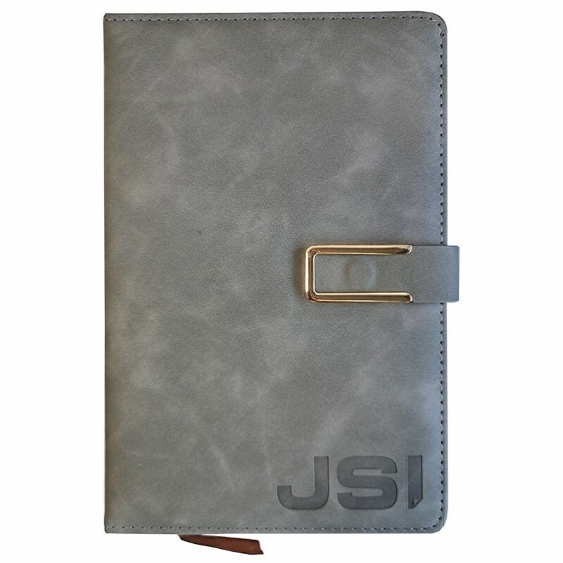 Custom Hardcover Notebook w/ Magnetic Closure - 5.8"w x 8.5"h