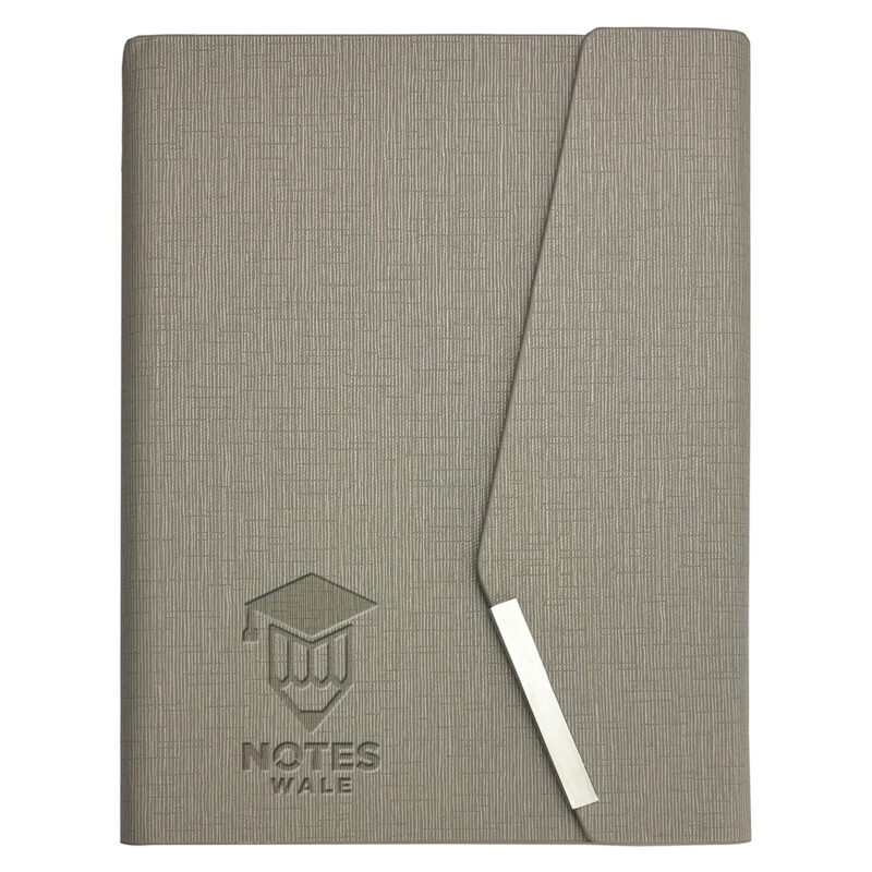 Custom PU Cover Magnetic Portfolio Notebook