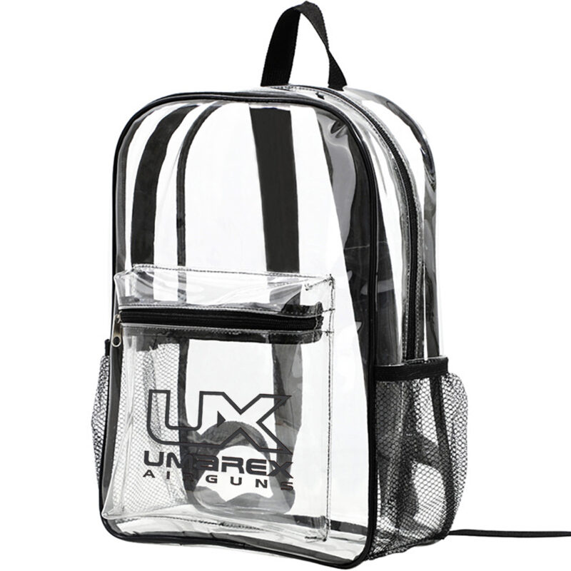 Skip to the beginning of the images gallery Custom Clear PVC Backpack - 11"W x 15"H x 5"D