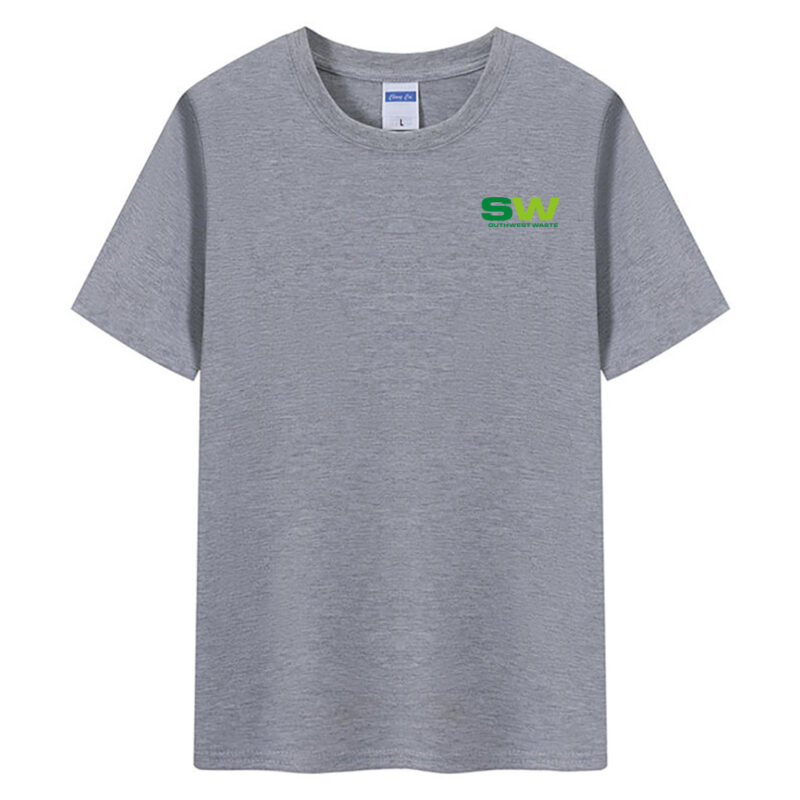 T-shirt personnalisé en mélange de polyester pour adulte